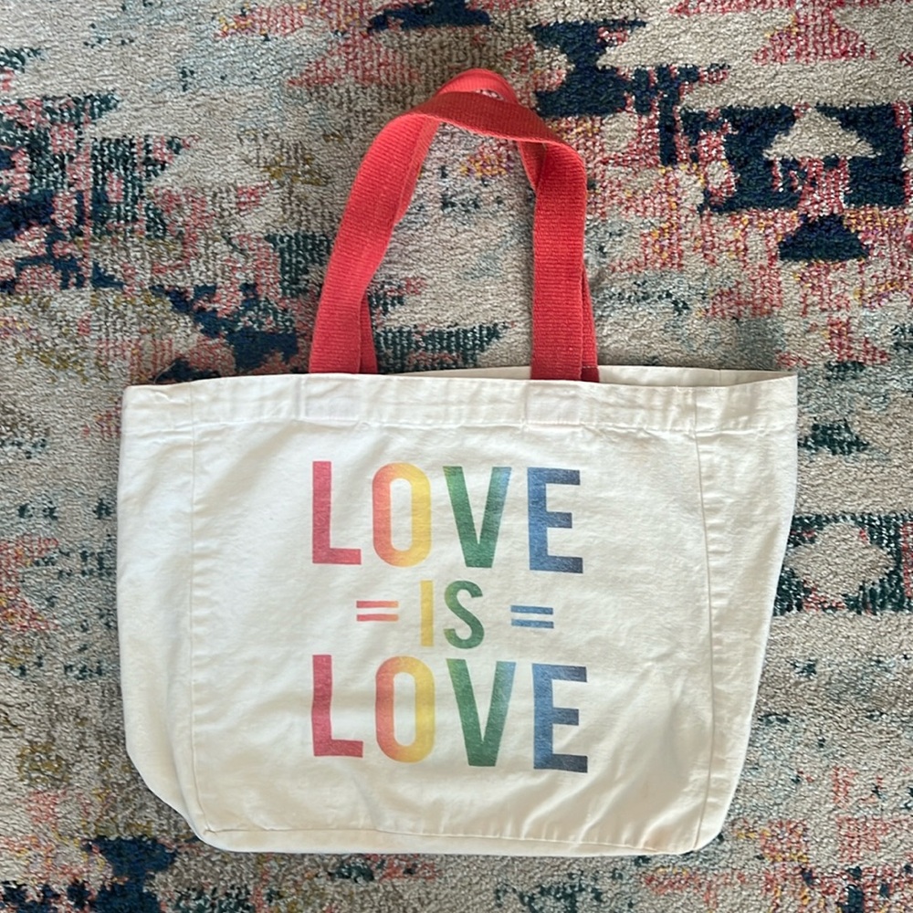 LOVE IS LOVE Canvas Tote Bag